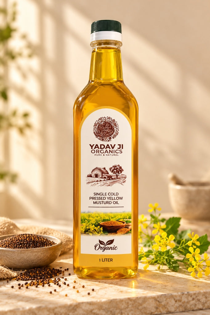 Single Cold Pressed Yellow Mustard Oil